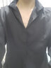 卡度顿衬衫男休闲春季新款冰丝垂感港风衬衫长袖坠感韩版宽松ins痞帅 08长黑色 【抗皱高质量】 XL 实拍图