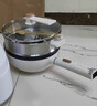 美的（Midea）电炒锅 电火锅 电蒸锅 电煮锅 家用多用途炒菜专用锅 4L一体电热锅不粘锅 HGE2811B 配蒸笼木铲 实拍图