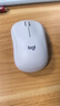 罗技（Logitech）M221 轻音鼠标 无线鼠标 办公鼠标 对称鼠标 带无线微型接收器 米白色 实拍图