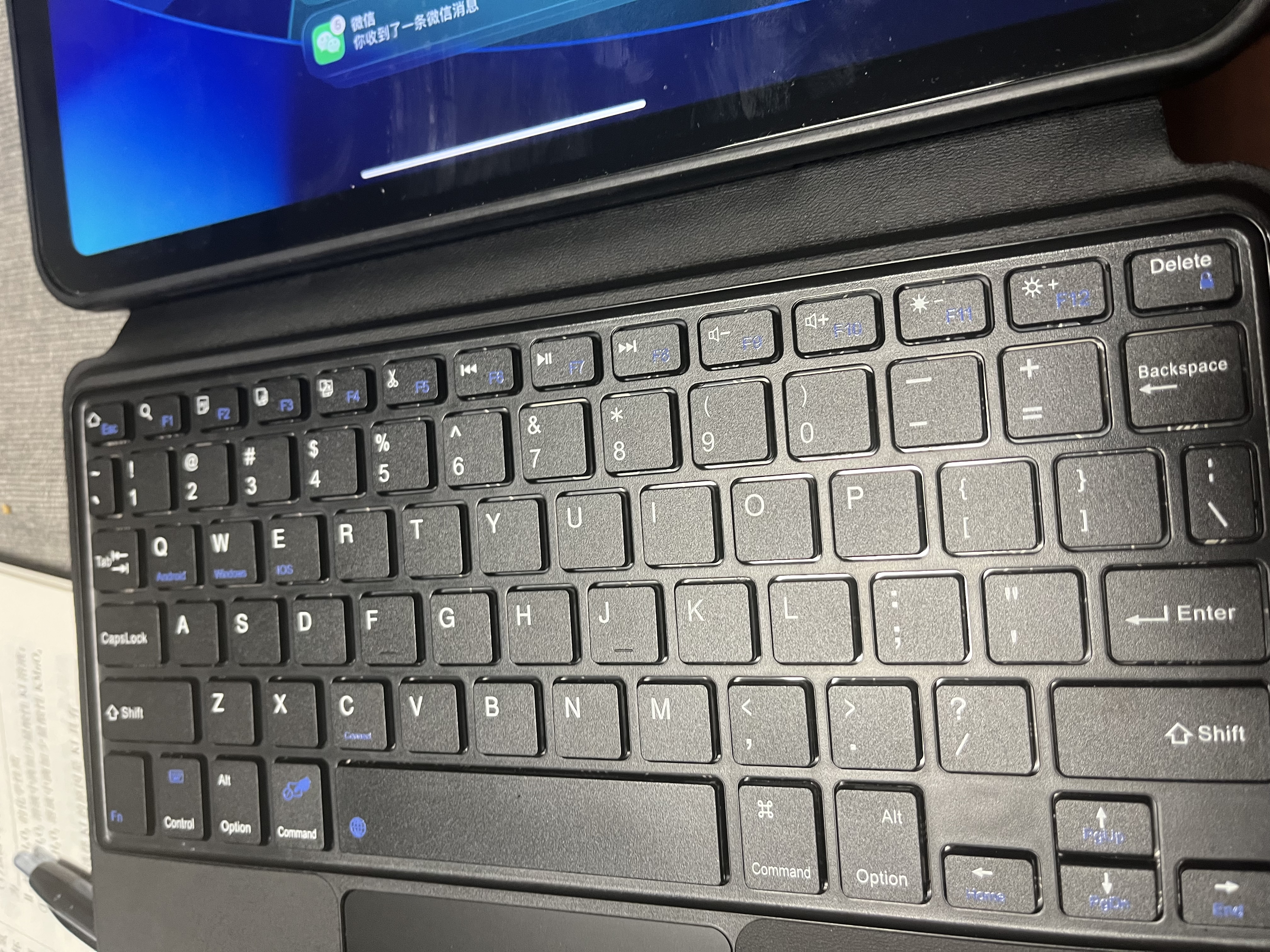 Smorss【一体式】iPad妙控键盘适用2022款iPad10代10.9寸/25款11寸蓝牙触控平板电脑保护套 黑 实拍图