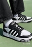 adidas ENTRAP美式校园风运动鞋少年感复古篮球风板鞋阿迪达斯 白色/黑色   41 实拍图