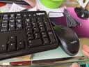 罗技（Logitech）MK120 键鼠套装 有线键鼠套装 办公键鼠套装 电脑键盘 USB即插即用 全尺寸 黑色 实拍图