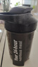 摇摇杯健身运动水杯男奶昔防漏搅拌杯子刻度杯奶茶摇杯蛋白粉水壶 经典黑+带刻度+不锈钢球 500ml 实拍图