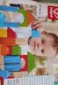 Hape(德国)婴幼儿童拼搭木质积木玩具40粒彩虹积木宝宝节日礼物E8321 实拍图