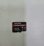 闪迪（SanDisk）512GB TF（MicroSD）内存卡 A2 4K V30 U3 C10 至尊超极速移动存储卡 读速200MB/s 写速140MB/s 实拍图