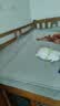 半弦月【热销爆款】爽爽冰丝凉席子可机洗床笠床单学生宿舍1.5mx1.8x2米 雪花灰丨冰丝凉感丨可机洗加厚款 120cm*200cm 丨床单款丨贈枕套*1 实拍图