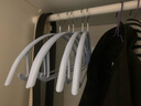 禾迈 无痕衣架家用挂衣防滑防肩衣晾衣架衣挂衣撑凉衣服架子 云水蓝【无痕】10个 无痕防滑不起包 实拍图