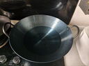 荣事达（Royalstar）双耳商用大铁锅章丘手工锻打炒锅无涂层圆底炒菜不粘锅燃气灶40cm 实拍图