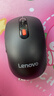 联想（Lenovo）无线蓝牙双模鼠标便携办公鼠标 人体工程学设计适用台式机一体机笔记本平板 Howard Mouse 2022黑 实拍图