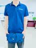 AETEL防静电工作服套装男夏长袖劳保服电焊汽修工程服定制 藏蓝175 实拍图