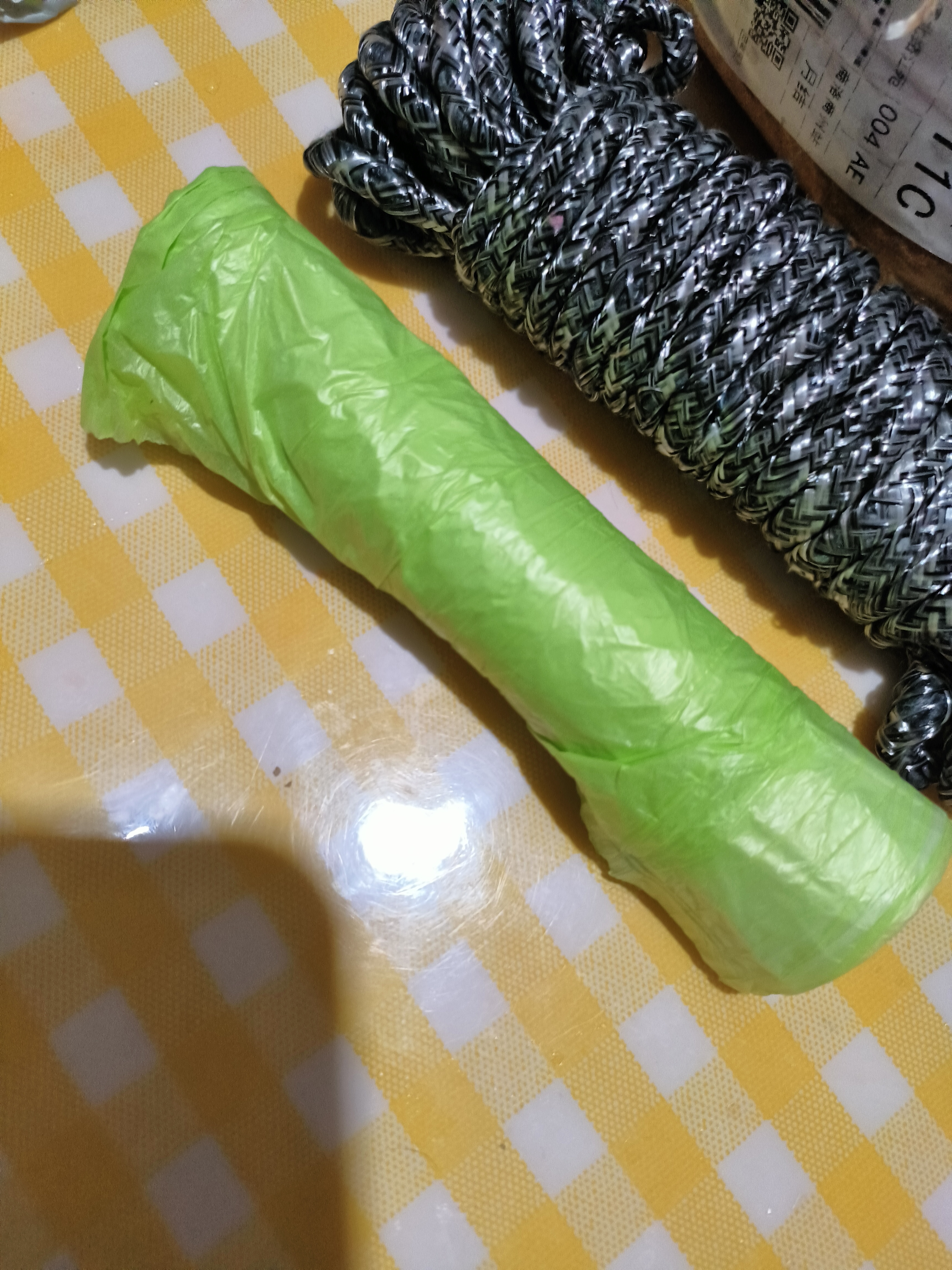香薰用具垃圾袋大号手提袋家庭厨房紫色清洁宿舍垃圾袋 艾草 一卷10只（42*45cm） 实拍图