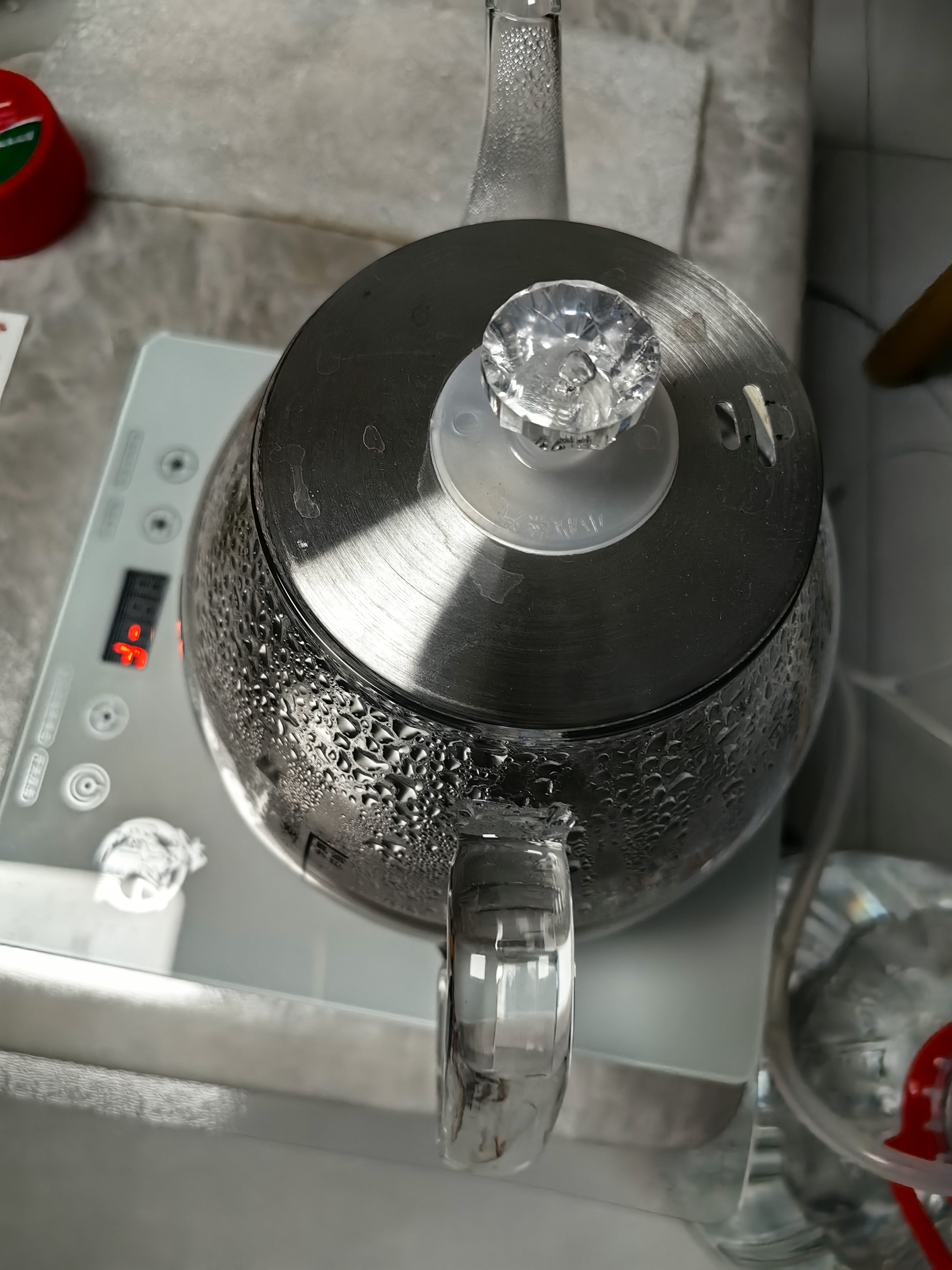 SPOEUR苏泊电热水壶自动上水恒温壶烧水壶全自动上水壶电茶炉全智能茶具茶台烧水壶一体 1L 【烧水壶】白色厚底款 保温壶 【优质高硼硅玻璃+自动底部上水】 实拍图