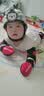 DAYUNCO婴幼儿爬行护膝宝宝小孩学步防摔不勒腿不打滑保护膝盖护具装备 爬行安全五件套黑色(护膝+护肘+护手+袜鞋+护头帽) L(适合体重10KG以上宝宝) 实拍图