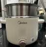 美的（Midea）电煮锅 0涂层不锈钢 宿舍小电锅 多功能家用宿舍泡面小火锅 2.6L蒸煮一体电热锅 XZC2066G 配蒸笼 实拍图