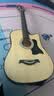 维卡斯（WEIKASI）民谣吉他初学者木吉他单板新手入门练习琴guitar吉它学生男女乐器 38英寸原木色+礼包【初学推荐】 实拍图