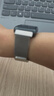臣颂（CHENSONG）适用华为手环band/7表带米兰尼斯磁吸金属表带通用华为手环7nfc版个性潮透气腕带替换带银色 实拍图