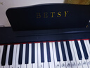 贝琪（Betsy）B351电钢琴88键重锤成人儿童电子钢琴家用练习初学者专业考级钢琴 B350-标准88键木纹黑+圆腿支架 实拍图