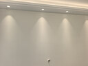 雷士（NVC）LED射灯家用嵌入式背景墙防眩洗墙小山丘铝材白色9瓦暖白显色Ra98 实拍图