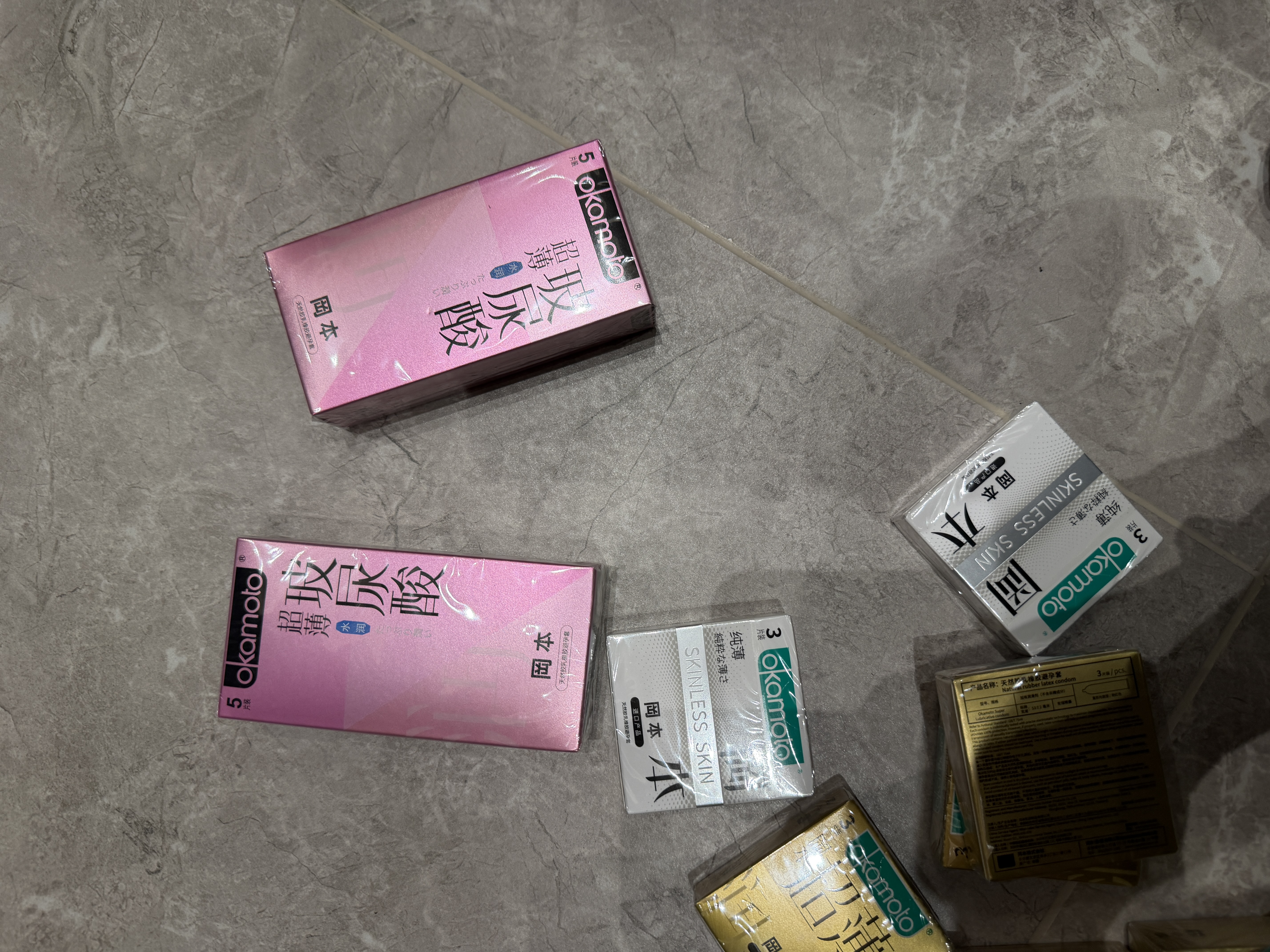 冈本（OKAMOTO）避孕套 进口skin纯薄便携3片 男用超薄安全套套成人情趣计生用品 实拍图