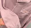 古今（GUJIN）高品质冰雪丝睡衣女春夏仿真丝家居服睡裤大码冰丝可外穿套装L 实拍图