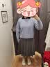 优衣库宽褶中裙女装/半身裙裙子488364 490693 488364/08深灰色 M 实拍图