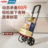 杜邦（DU PONT）买菜手拉车家用便携平板小推车购物小拉车可折叠爬楼神器 实拍图
