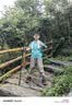 京东京造 儿童户外登山杖 铝合金伸缩安全轻量亲子爬山徒步防滑手杖 蓝色 实拍图