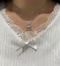 中国黄金（CHINA GOLD）S925银平安锁项链女新款轻奢锁骨链老婆生日礼物情人节礼物送女友 【送女友】s925平安锁项链【中金礼盒】 实拍图
