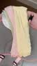 兔兔大文新生婴儿防蚊袜子夏季薄款长筒网眼棉男女宝宝0-3-6-12个月儿童 花边网眼长筒袜4双装 0-6月 实拍图