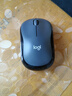 罗技（Logitech）M220 轻音鼠标 无线鼠标 办公鼠标 对称鼠标 带无线微型接收器 灰黑色 实拍图