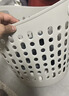 爱丽思（IRIS） 脏衣篓浴室大号脏衣篓塑料洗衣篮装脏衣服污衣篮子桶收纳筐衣篮 【特价】52升 深灰色【3-6人适用】 实拍图