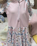361°儿童泳衣女童女孩连体裙式长袖平角小中大童游泳衣公主裙泳装 实拍图