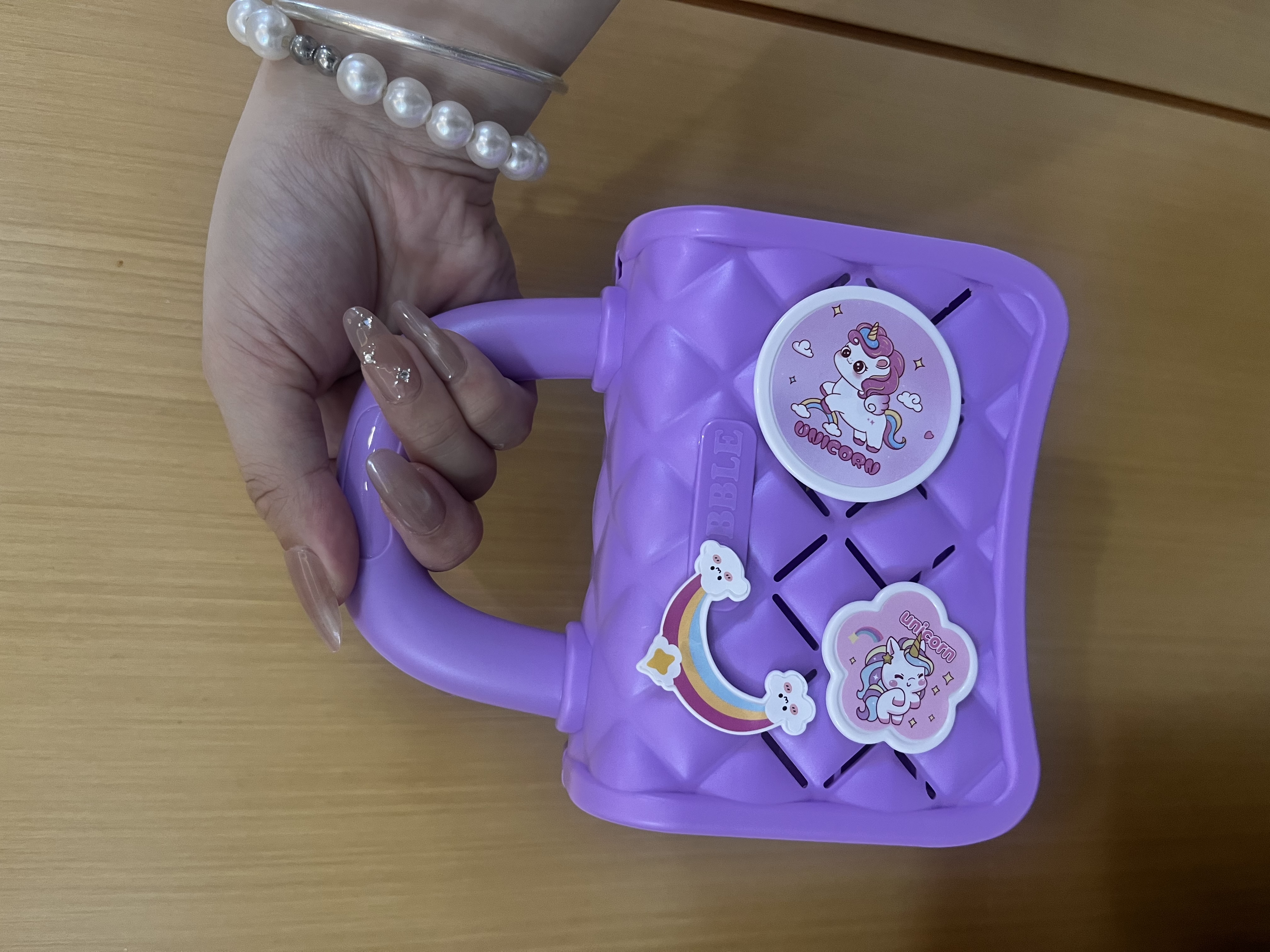 COOKSS儿童玩具泡泡机独角兽手提小拎包全自动吹泡泡男女孩宝宝生日礼物 实拍图
