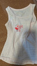 贝瑞加（Babyprints）女童背心2件装婴儿纯棉无袖上衣夏季女宝宝衣服薄款透气 粉兔90 实拍图