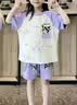 2026新款儿童睡衣夏季款女童卡通短袖薄款中大童少女男孩家居服女 Care库洛米【女童短袖圆领套装】 XS 【16码-建议身高130-140】 实拍图