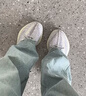 H8奢椰子鞋350鞋子男鞋2026新款透气网面莆田男鞋休闲运动跑步鞋 白满（BT版本） 42 实拍图