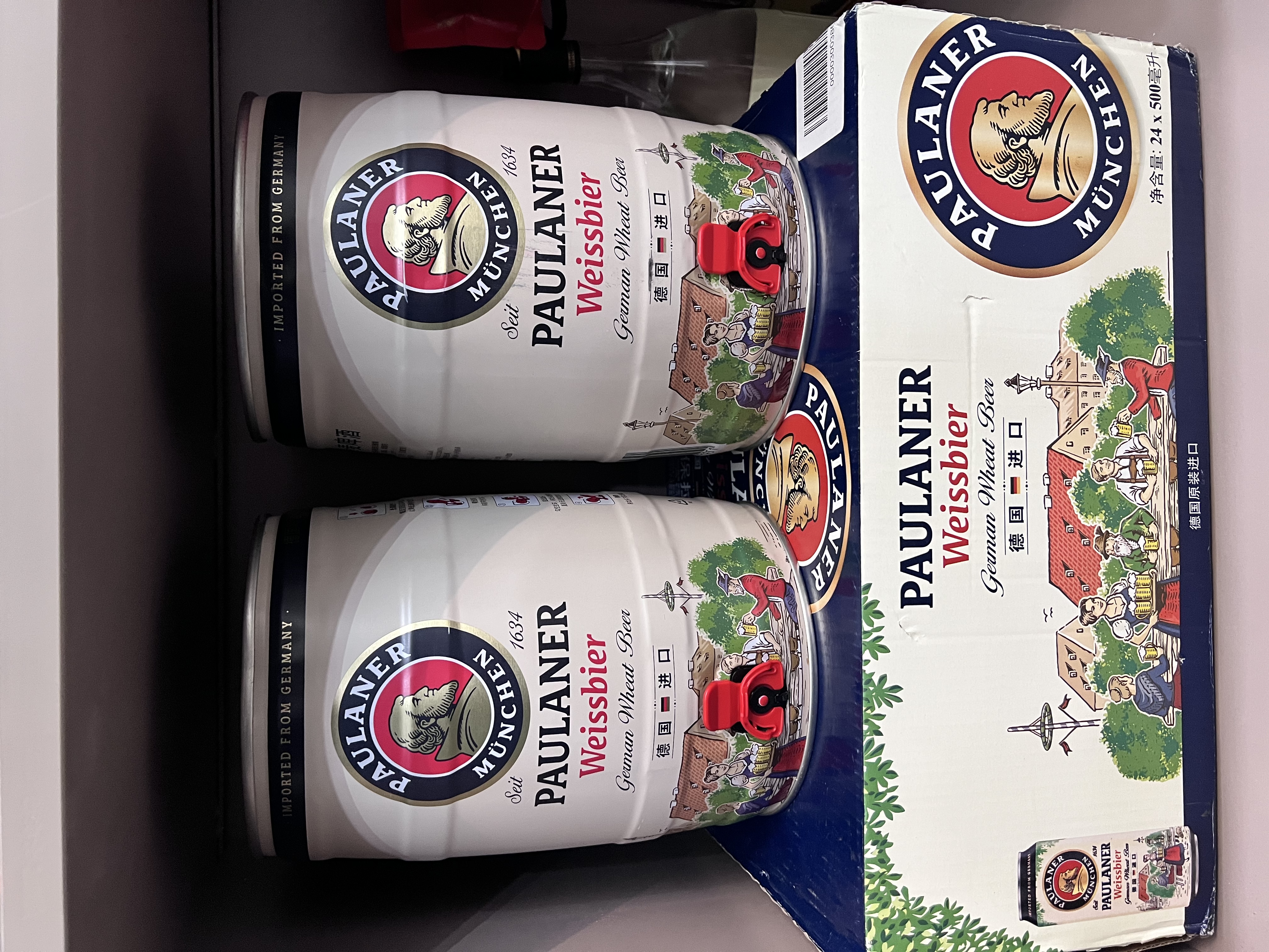 保拉纳（Paulaner）柏龙 酵母型小麦白啤 5L*1桶 德国啤酒 京东自营 球赛必备 实拍图