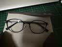 依视路（ESSILOR） 钻晶系列高清耐磨防蓝光近视超薄镜片专业配度数眼镜架男女镜框 现片2片装 来架加工 镜框+依视路A4防蓝光1.56现片 实拍图