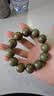 妍韵珠宝20mm绿檀木手串 老料檀香木把件 文玩佛珠念珠男女士款天然手链 实拍图
