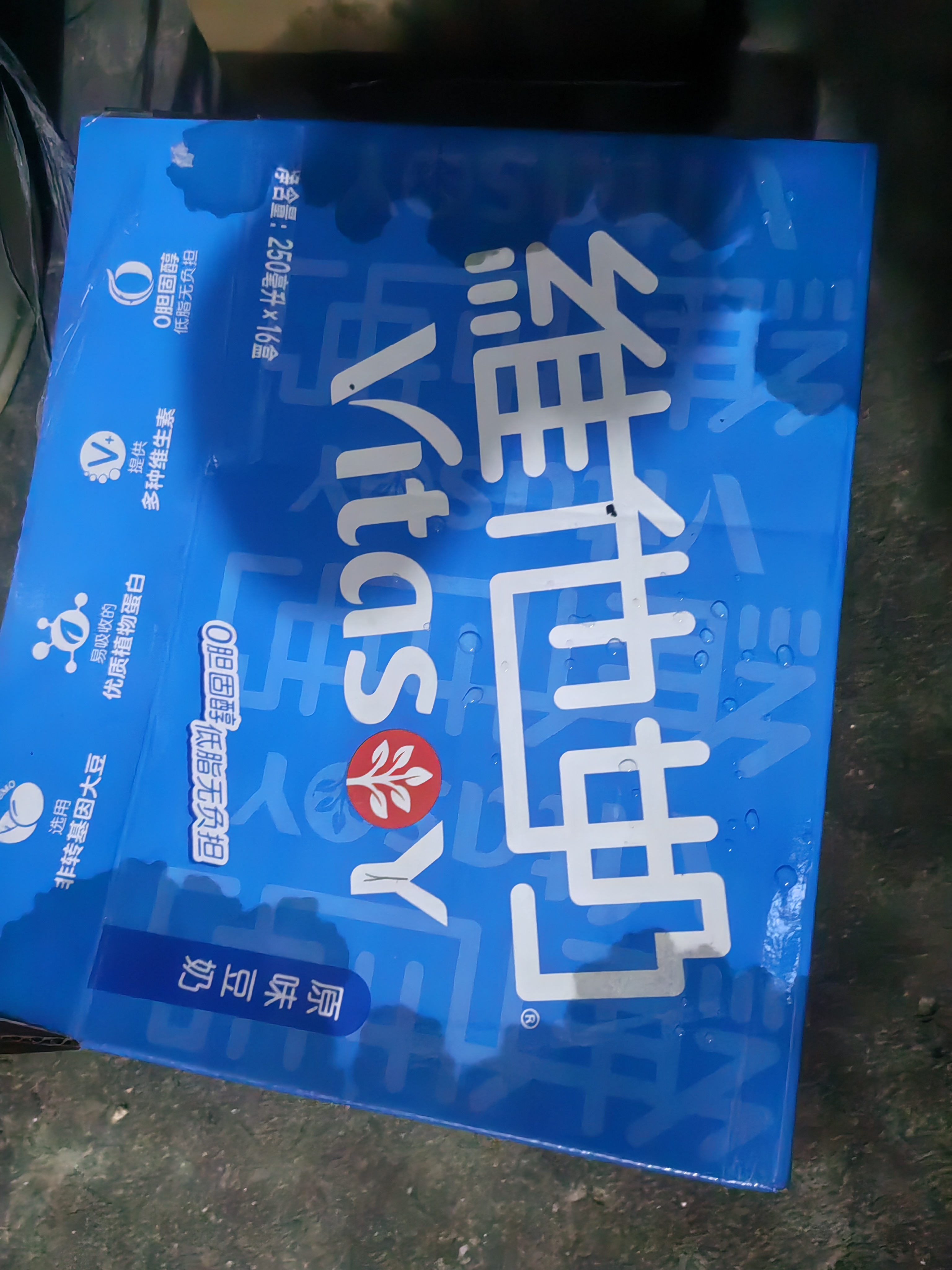 维他奶原味豆奶植物蛋白饮料250ml*16盒 家庭聚会 礼盒装 实拍图