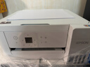 爱普生（EPSON）【6代新品】L4356墨仓式彩色无线AI学习打印机一体机家用/办公  L4266升级版(自动双面 液晶屏 白) 实拍图