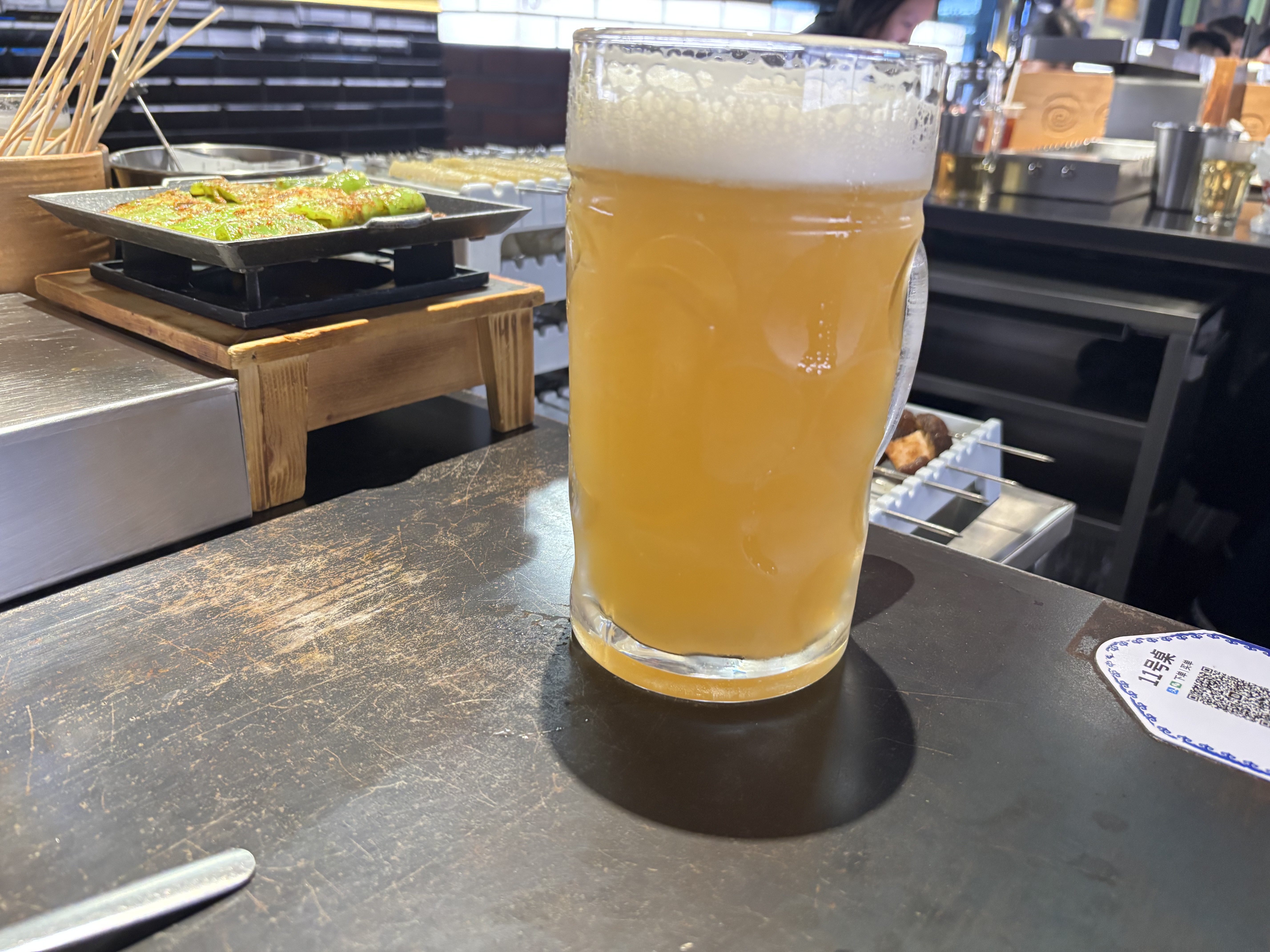 文新信阳毛尖啤酒中式精酿啤酒整箱1l*6罐：不要和茶叶同时购买 6L 6罐 整箱装 实拍图