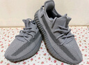 阿迪达斯 （adidas）三叶草男鞋Yeezy350椰子鞋低帮透气缓震休闲运动跑步鞋IF3219 IF3219/水泥灰(偏紧) 43 建议拍大一码(265mm) 实拍图
