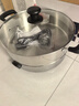 利仁（Liven）电饼铛家庭用电煎锅304不锈钢0涂层电饼档34cm加大85mm加深三明治早餐机DJG-J3485 实拍图