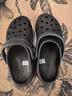 卡骆驰（crocs）经典云朵Clog女沙滩洞洞鞋凉拖鞋206750 黑色  36  实拍图