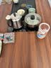赣荣大板茶桌椅组合一桌五椅新中式茶几简约茶几办公室阳台家用泡茶台 抽屉款石盘大板1围椅4月牙椅 1.6米新中式四抽屉款 实拍图