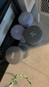Keep哑铃女男健身家用彩色浸塑环保手铃亚铃全身塑形岩石灰4kg*2 实拍图
