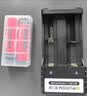 德力普（Delipow）18650锂电池14400mWh尖头2节3.7V-4.2V通用可充电锂电池配双槽智能转灯充电器强光手电筒专用 实拍图