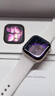 Apple/苹果 Watch S11 智能手表GPS款42毫米玫瑰金色铝金属表壳淡桃粉色运动型表带M/L MEUP4CH/B 实拍图