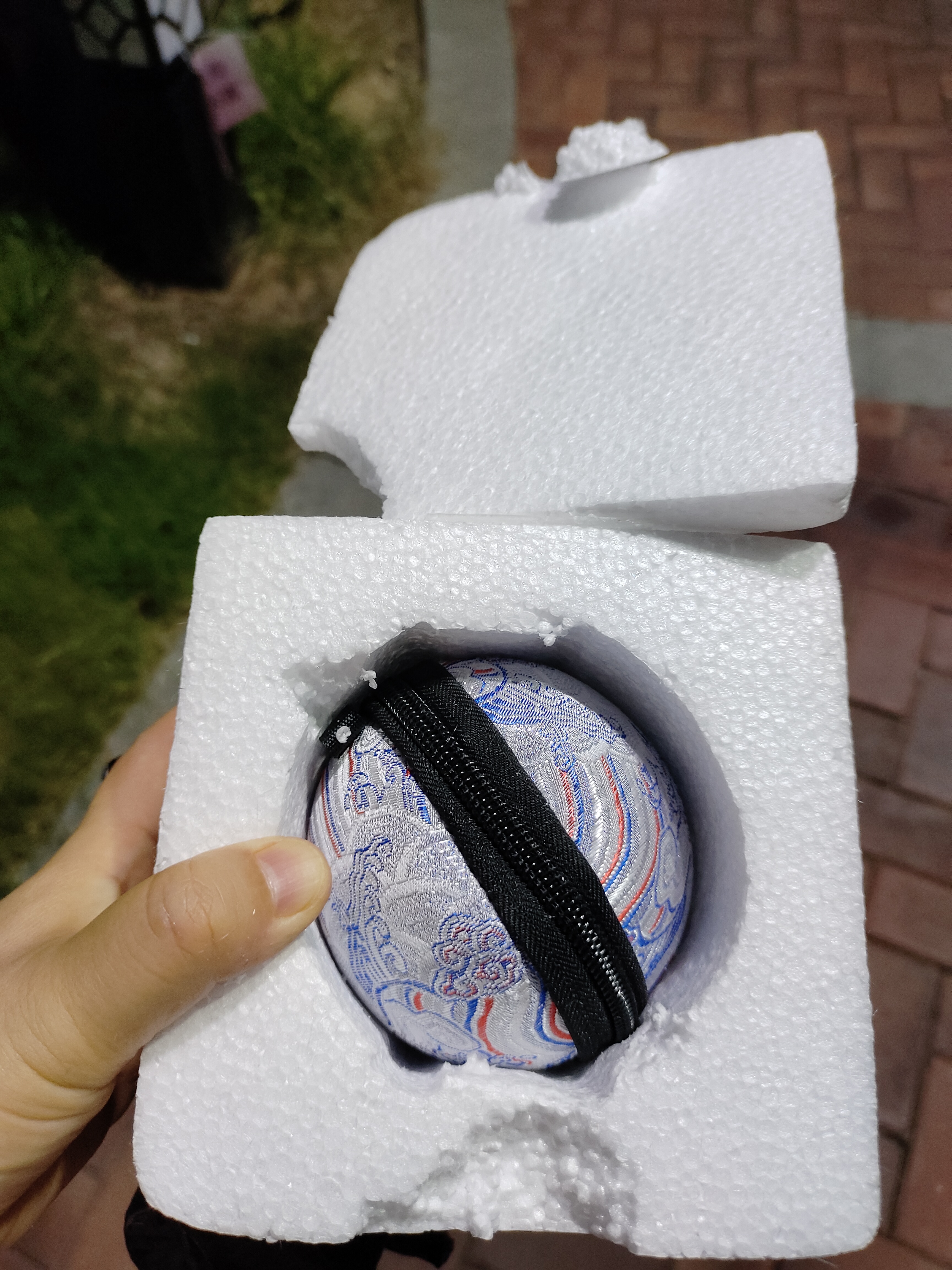 汝窑繁花旅行茶具套装便携式户外个人陶瓷功夫泡茶碗茶杯中秋送礼 汝窑《繁花》旅行茶具+便携包 一壶1杯 实拍图